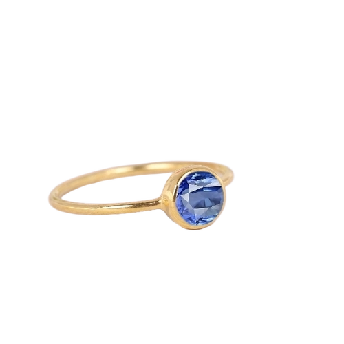 Sapphire Round Ring