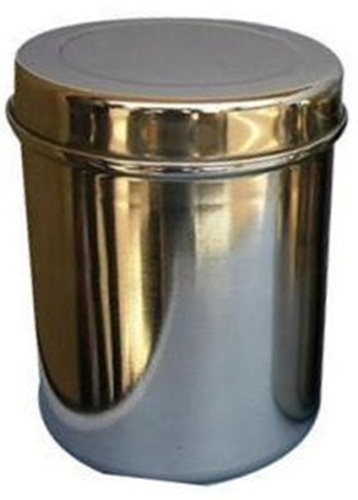 Steel Storage Container - Color: Silver