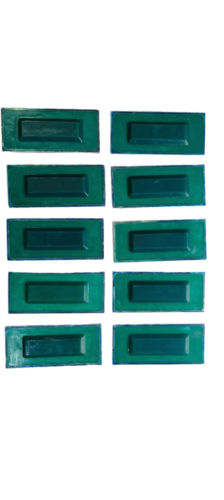 Bricks Rubber Panch Mould - Color: Green