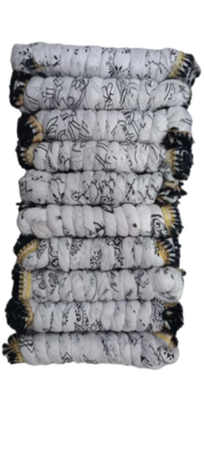 Cotton White Printed Dupatta - Ethnic Region: Indian