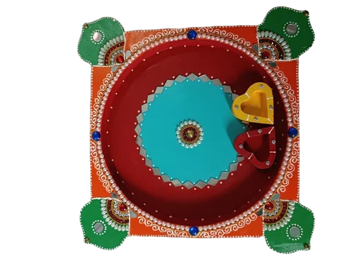 Wooden Pooja Thali