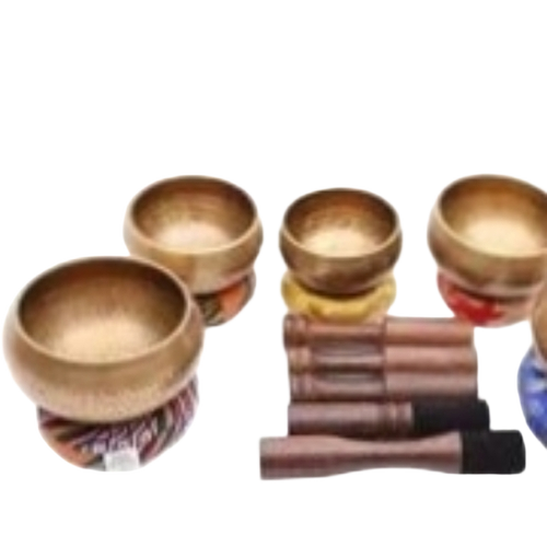 Brass Hand Hammered Tibetan Meditation Singing Bowl