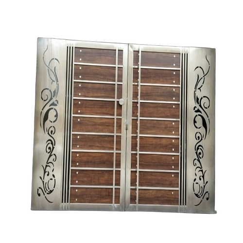 Front Steel And Wood Gate