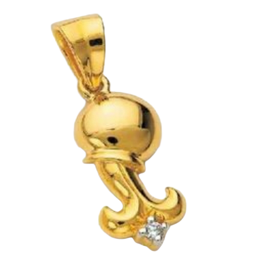 Gold Diamond Pendant