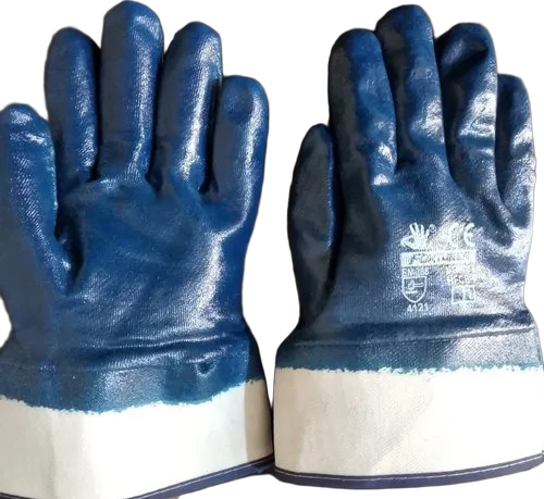 6.5 Inches Nitrile Gloves - Design: Stitched