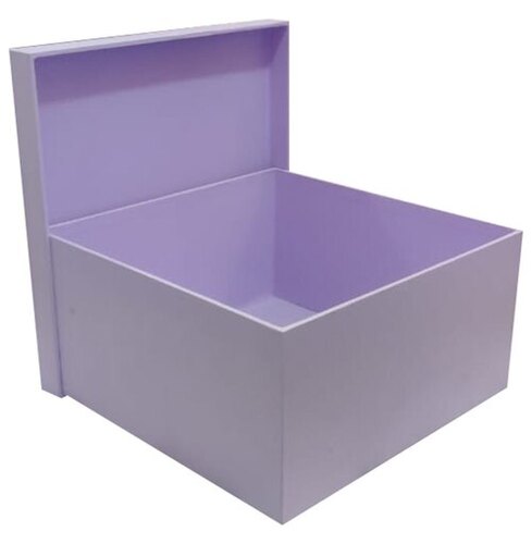 Cardboard Square Purple Mdf Gift Box