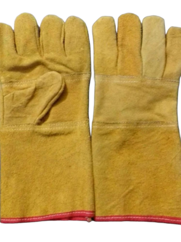Leather Safety Gloves - Design: Padded
