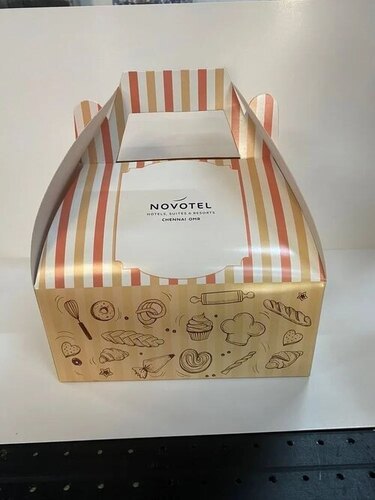 Paper Cake Box With Handle