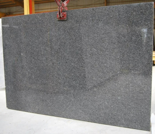 Premium Quality Natural Granite - Steel Gray Slab, Polished Surface, Very Low Water Absorption | Flooring, Countertop Eco Friendly