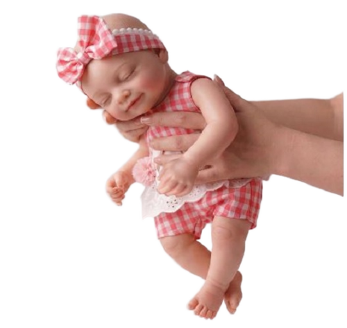 16 Inch BABESIDE Silicone Baby Doll Sleeping Reborn Baby Dolls Silicone Full Body, Anatomically Correct Newborn Real Life Baby Doll with Feeding Kit & Gift Box For Kids Age 3+
