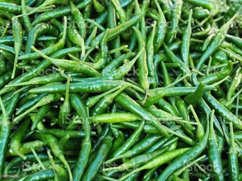 A Grade Green Chilliies - Cultivation Type: Common