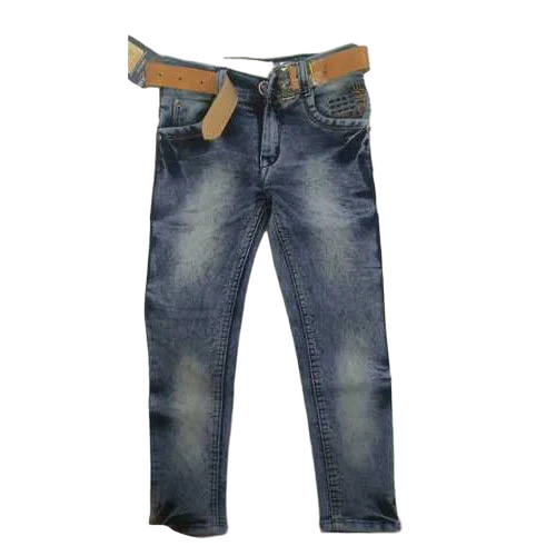Boys Fancy Denim Jeans - Feature: Anti Wrinkle