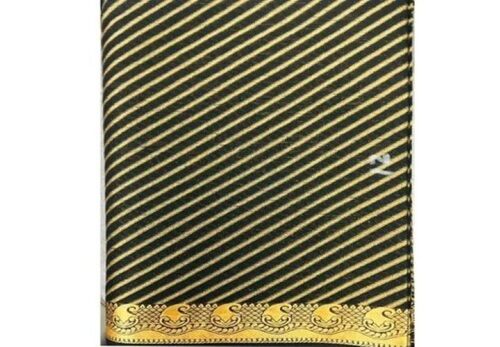 Casual Jacquard Border Cotton Blouse Piece - Attributes: Washable