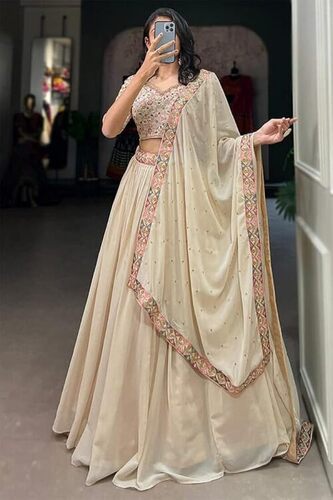 Embroidered Ladies Wear Lehenga
