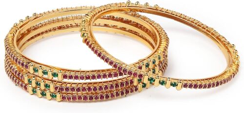 Gold Plated Stylist Bangles