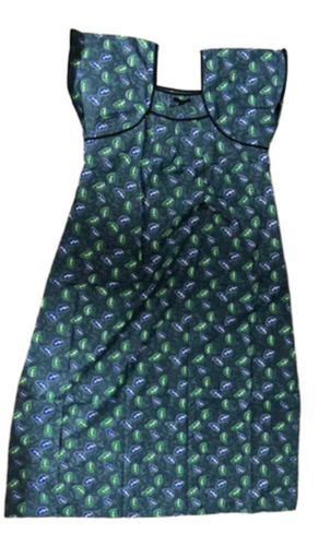Skin Friendly Printed Dull Cotton Nightgown - Color: Custom