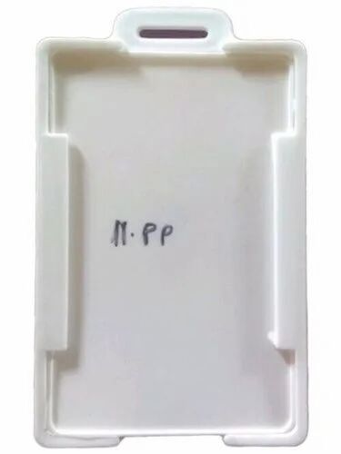White Id Card Holder