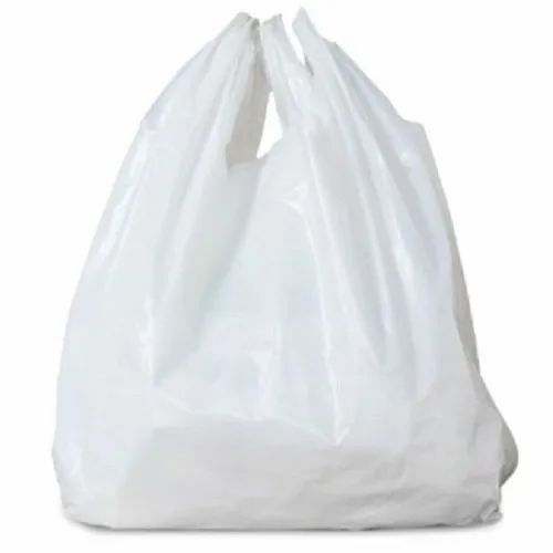 White Plastic Grocery Carry Bag