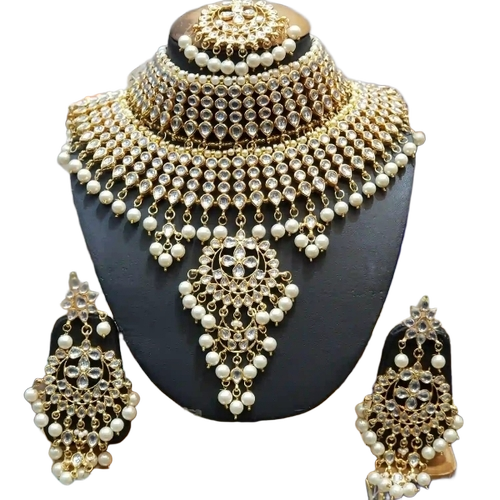 Gold Plated Kundan Necklace