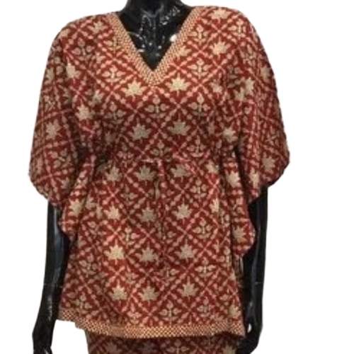 Trendy Pattern Ladies Kaftan Set