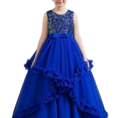 Girls Sequin Gown