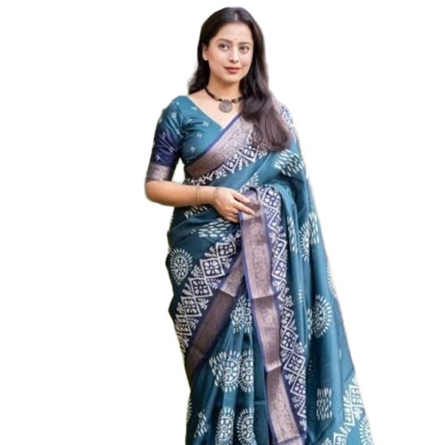 Women Printed Cotton Saree
