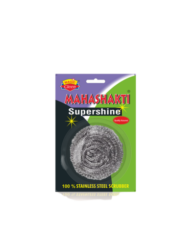 Magiccleen Mahashakti Stainless Steel Scrubber - Stainless Steel, Silver | Durable, Heavy-Duty Kitchen Cleaning
