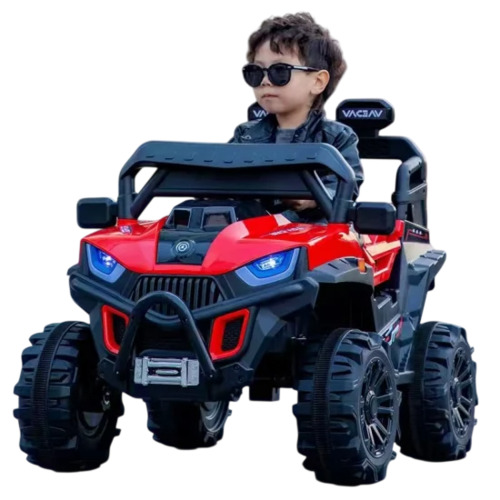 Battery Jeep Toys For Kids - ABS Plastic, Standard Size, Multiple Colors, 12V Battery Powered, Remote Controlled Sitting Car