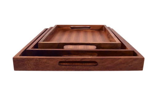 Brown Romwoods Serving Trays
