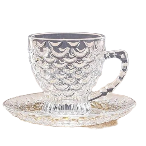 Elegant Look Glass Tea Cup