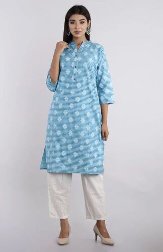 Printed Cotton Ladies Kurti