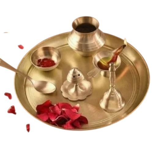 Brass Pooja Thali By Mateshwari Industries