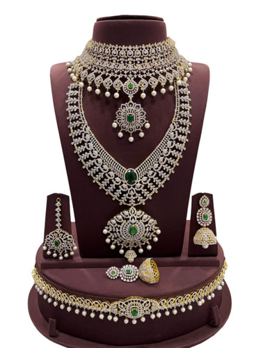 Diamond Necklace Jewelery Set