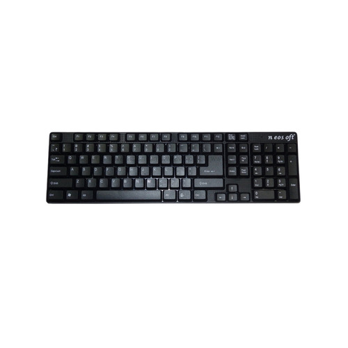 Neo Soft Usb Wired Keyboard For Desktop Computer - Color: Black