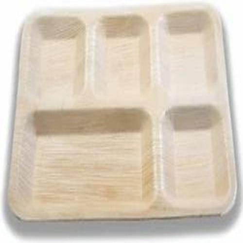 11 Inch Brown Areca Palm Leaf Disposable Plate