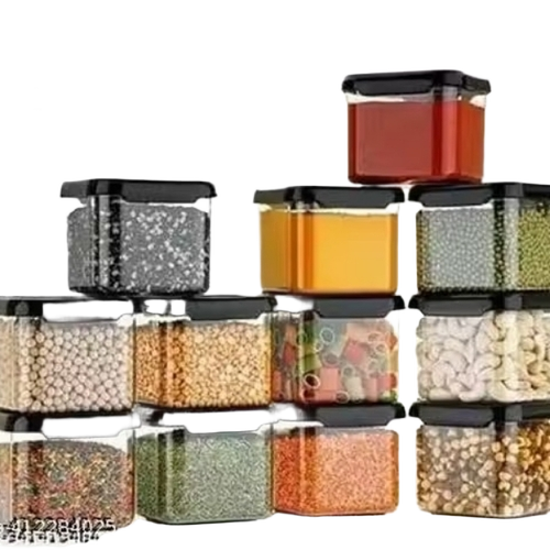 8 Air Tight Square Plastic Container
