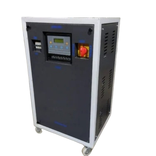 Air Cooled Servo Voltage Stabilizer - Steel, 15 KVA, 415 V, 3 Phase, Digital Display, 50 Hz Frequency