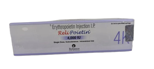 Erythropoietin Injection Ip 4000 Iu