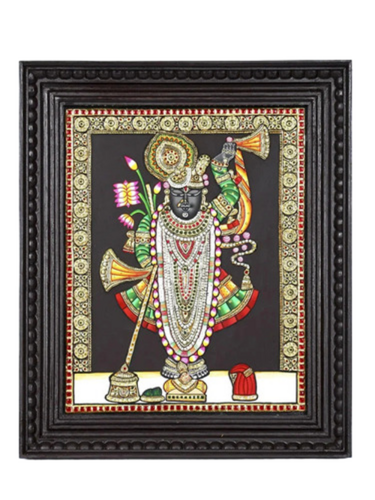 Shrinathji Tanjore Painting - Color: Multi Color