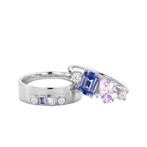Blue Sapphire Silver Ring