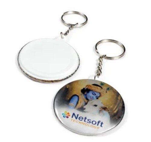 Button Buddy Round Promotional Keychain