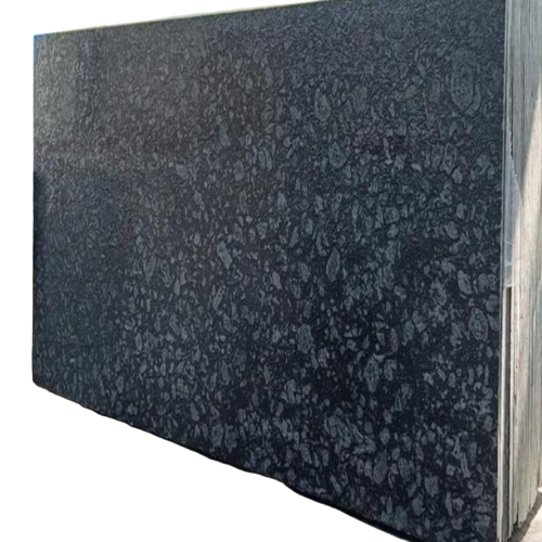 12 Mm Flash Black Granite Slab - Natural Granite, 12 Mm Thickness, Black, Polished Surface | Scratch Resistant, Heat Resistant, Water Resistant, Glossy Finish