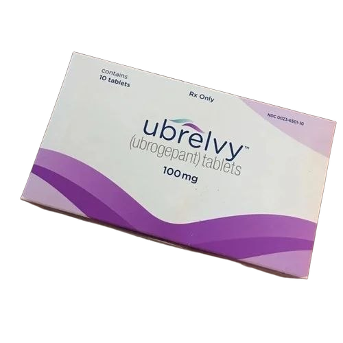 Anxiety-Triggered Migraine Treatment Ubrelvy Tablets - Color: White