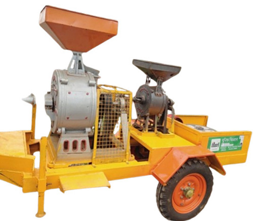 Mild Steel Atta Chakki Tractor Flour Mill