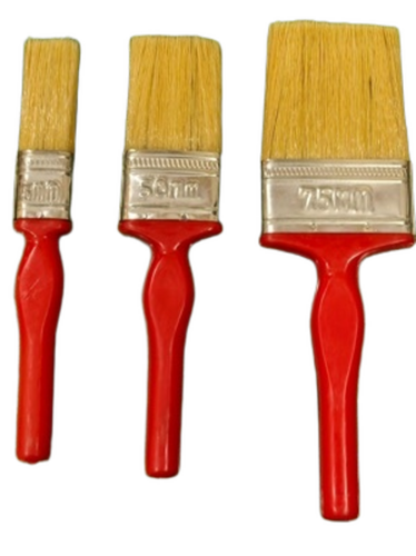 Paint Brush - Handle Color: Red