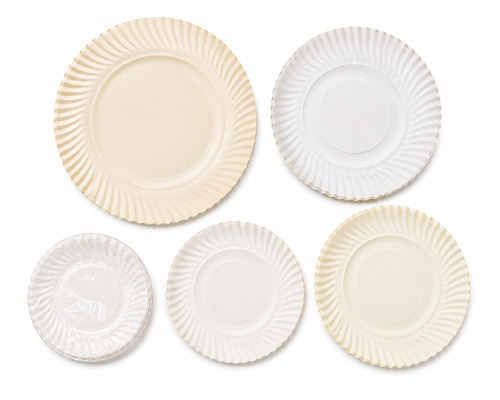 Paper Plates - Color: White