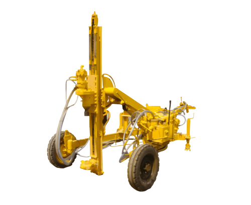 Wagon Drills For Mining Operations - Color: Yellow