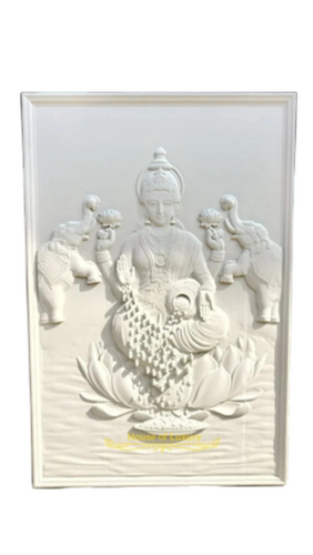 3D Sandstone Laxmi Wall Mural - Feature: Durable