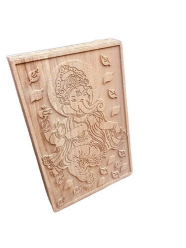 Ganesha Wall Mural - Design Type: Religious Carving