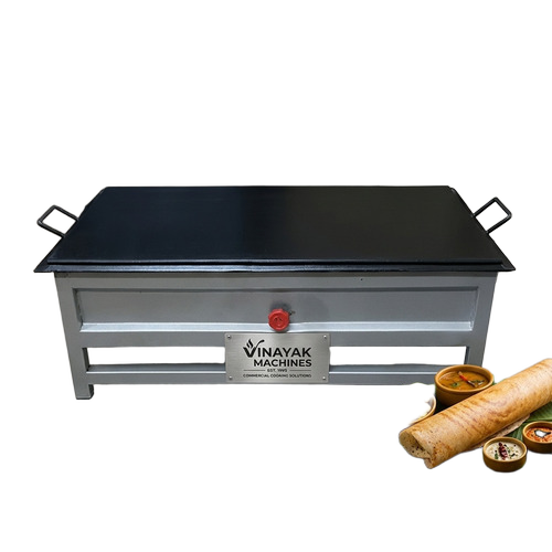 Vinayak Machines 15x30x12 Inch Gas Operated Dosa Bhatti With 5mm Tawa Thickness
